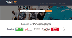 Desktop Screenshot of gymflex.co.uk