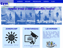Tablet Screenshot of gymflex.be